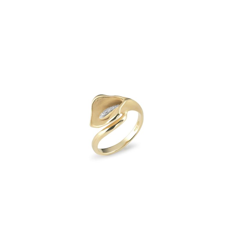 New Double Calla Lily Ring – Sterling Silvia